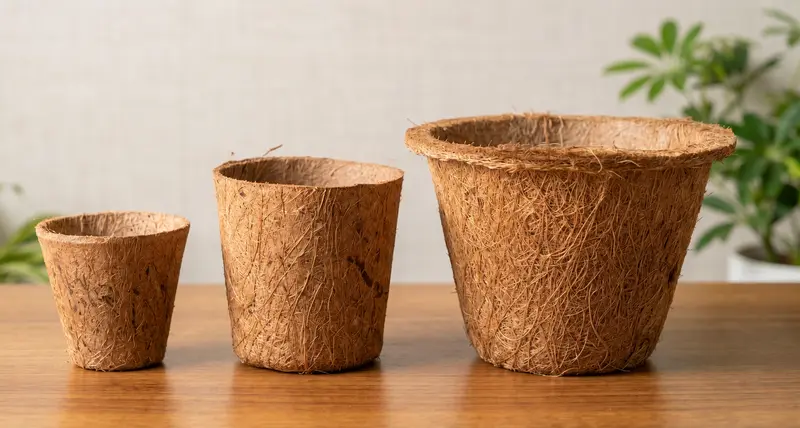 100% Biodegradable Coir Pots and Seed Starters - Eco-Friendly Coir Products